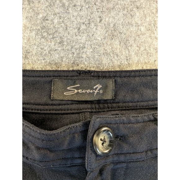 Seven7 Jeggings 6 Women's Stretch Black Pull On Rayon Blend - Picture 4 of 9